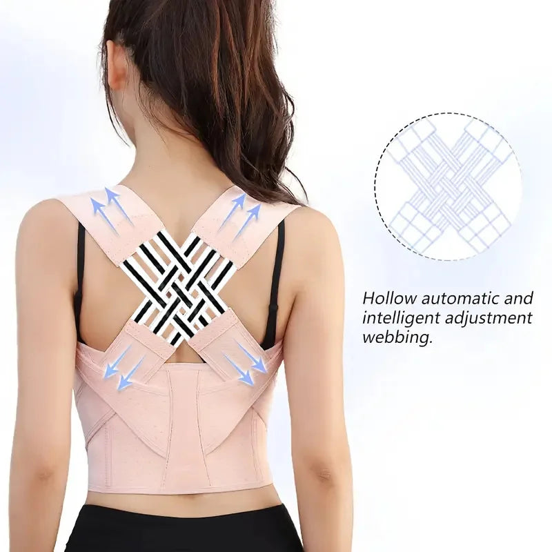 Adjustable Posture Corrector – Back & Shoulder Support Brace by Veroa