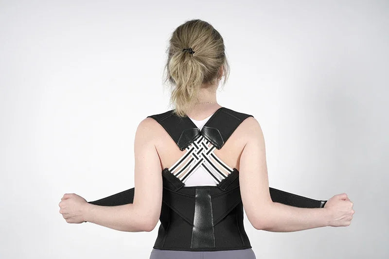 Adjustable Posture Corrector – Back & Shoulder Support Brace by Veroa