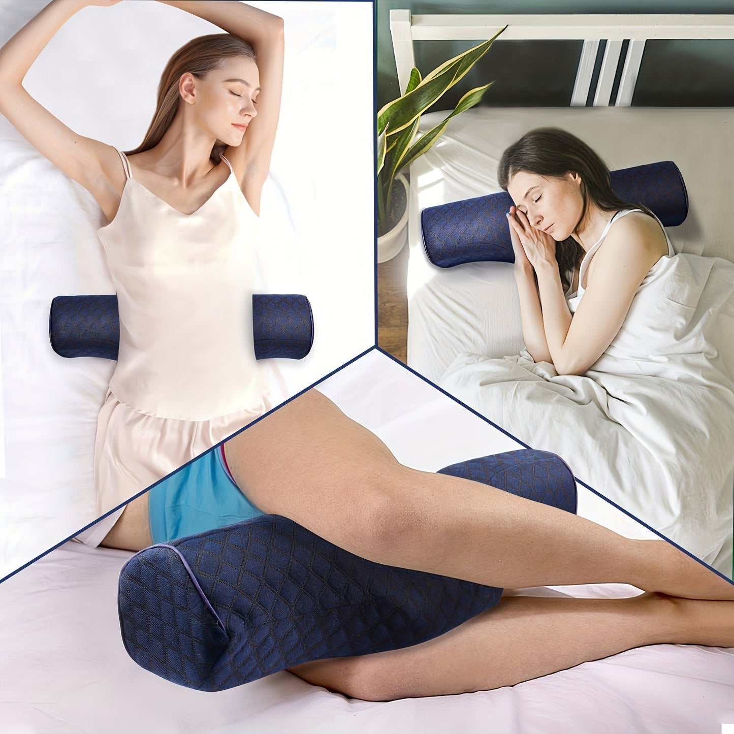 Cervical Memory Foam Neck Pillow - Relieve Neck Pain & Sleep Better